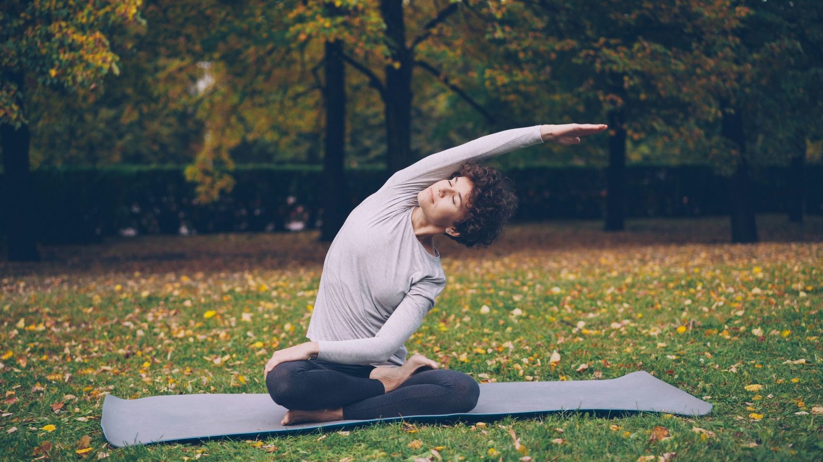 A calm outdoor wellness moment